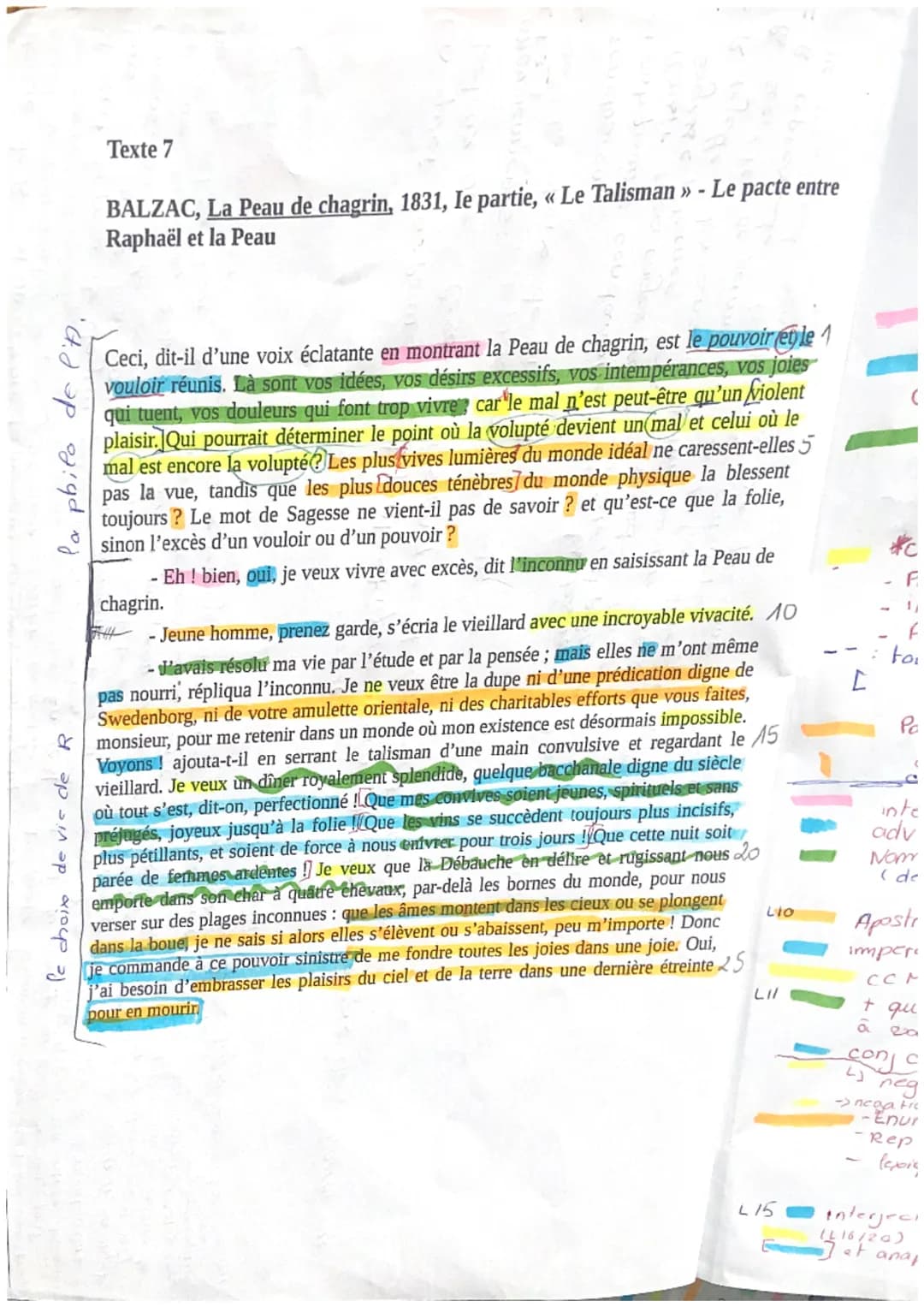 Honoré de B. est un celebre romancier du Son objectif
étant de representer le plus fidelemment possible la realité de
if ecrit la peau de ch