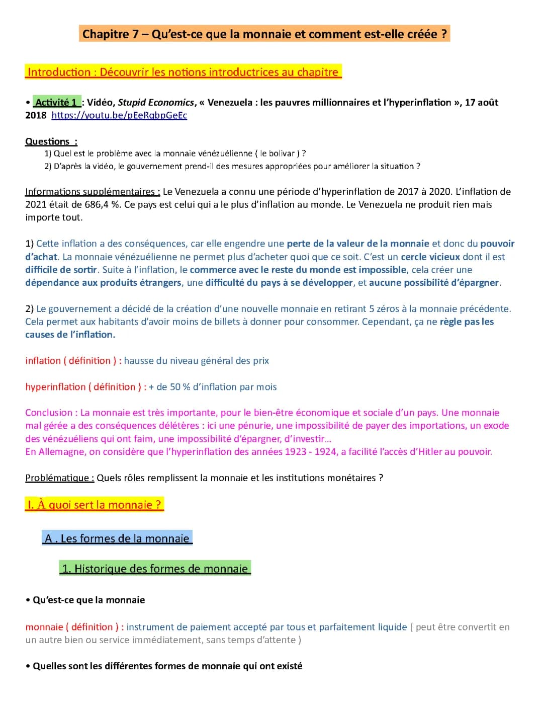 Tout savoir sur la monnaie : Types, Histoire et Institutions financières