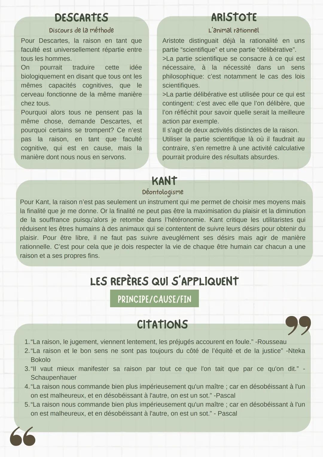 # LA RAISON

>ratio raison

## DÉFINITIONS

### 1 RAISON THÉORIQUE

=juge du vrai et du faux. C'est aussi la faculté calculatoire, qui nous 