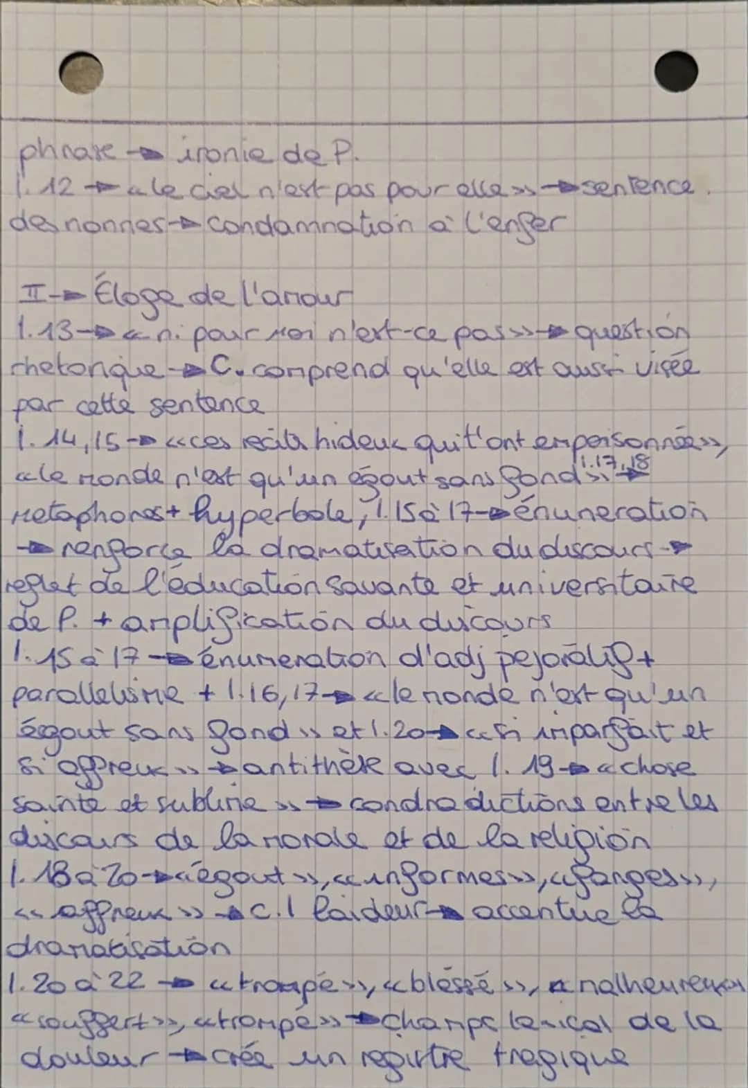 Texte de l'explication linéaire n°2: On ne badine pas avec l'amour, acte II, scène 5, la
fin
CAMILLE Vous me faites peur; la colère vous pre