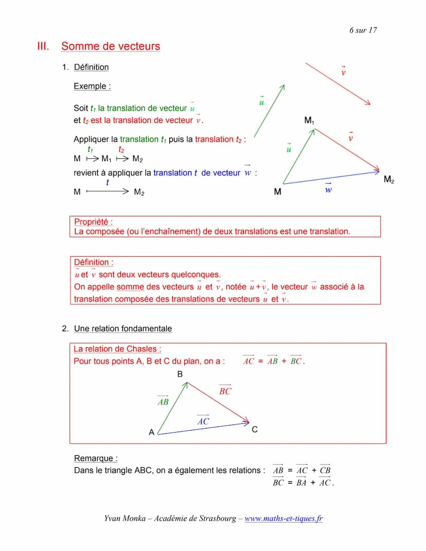 I.
TRANSLATION ET VECTEURS
Activités de groupe : La Translation (Partie1):
http://www.maths-et-tiques.fr/telech/trans_gr1.pdf
Activité conse