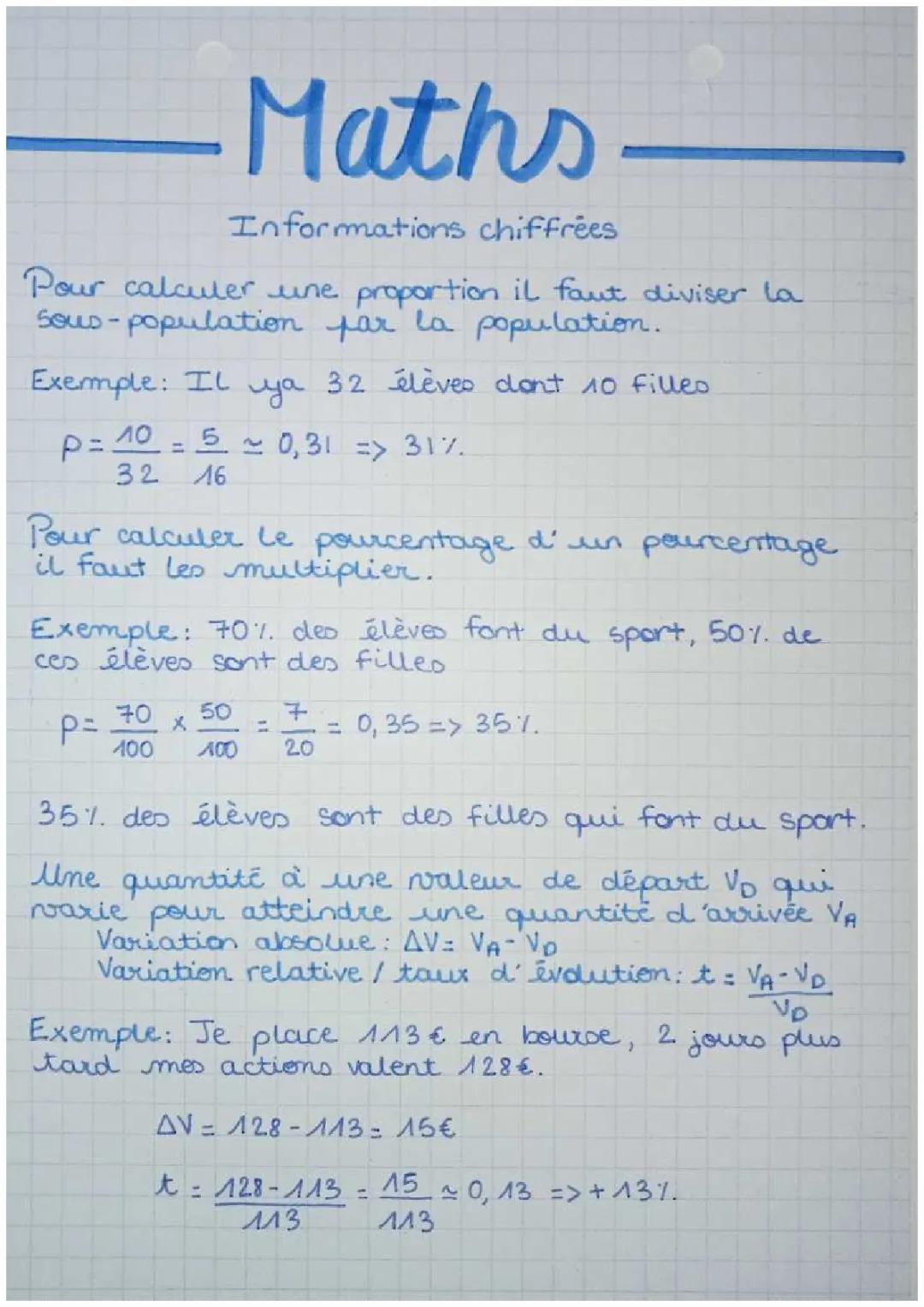 Informations chiffrées 