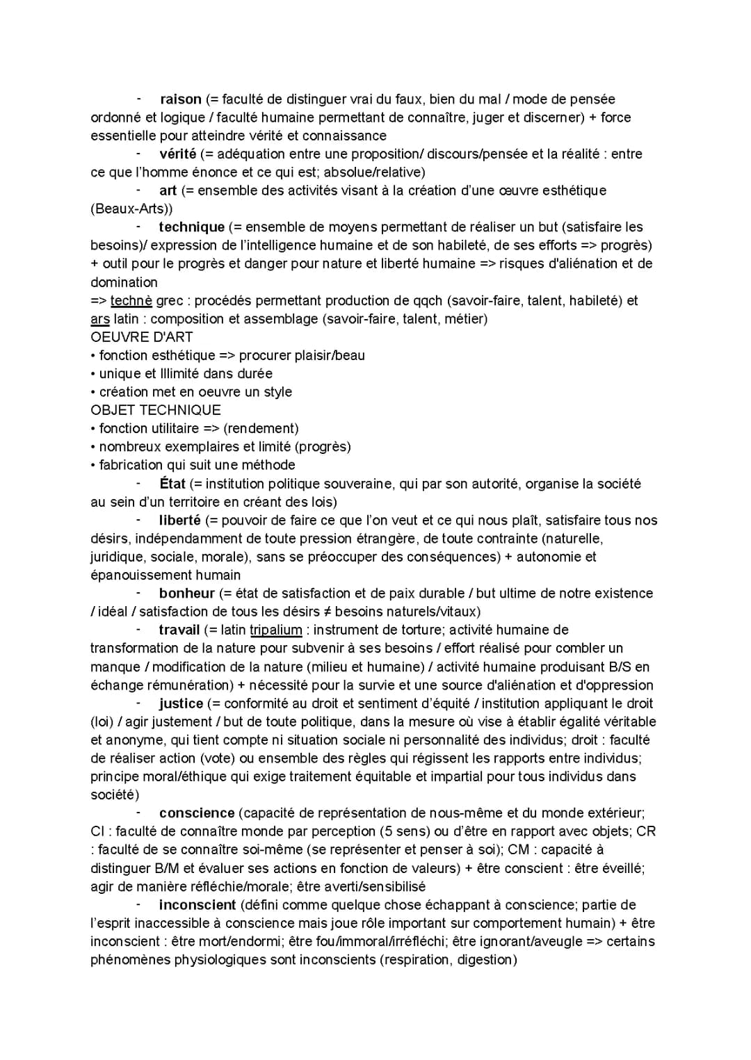 Philosophie (définitions)