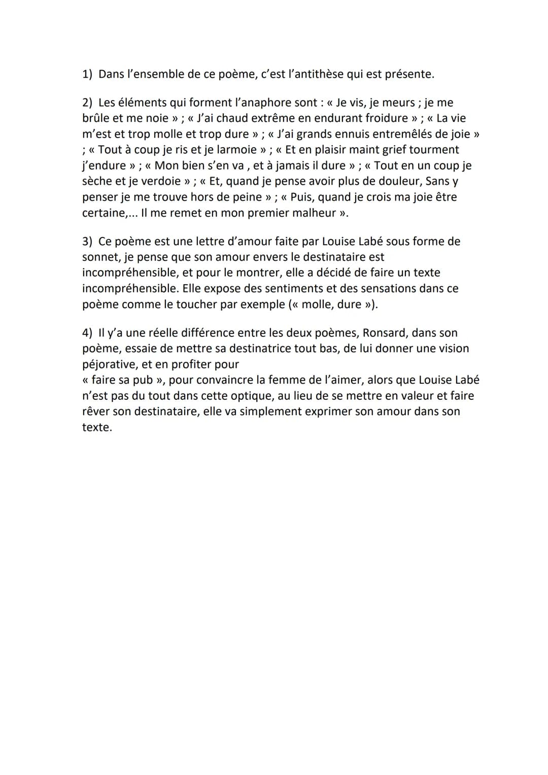 Je vis, je meurs ; je me brûle et me noie
Louise Labé
Je vis, je meurs ; je me brûle et me noie ;
J'ai chaud extrême en endurant froidure :
