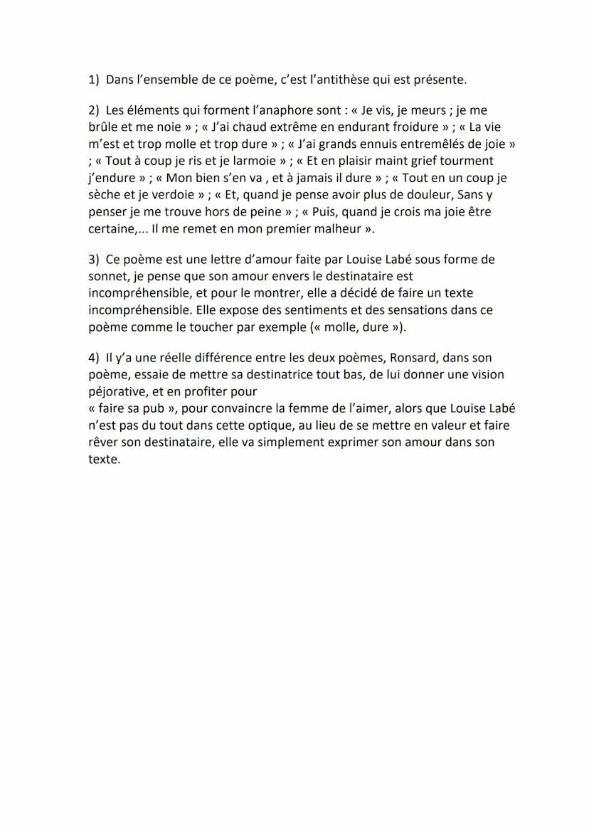 Je vis, je meurs ; je me brûle et me noie
Louise Labé
Je vis, je meurs ; je me brûle et me noie ;
J'ai chaud extrême en endurant froidure :
