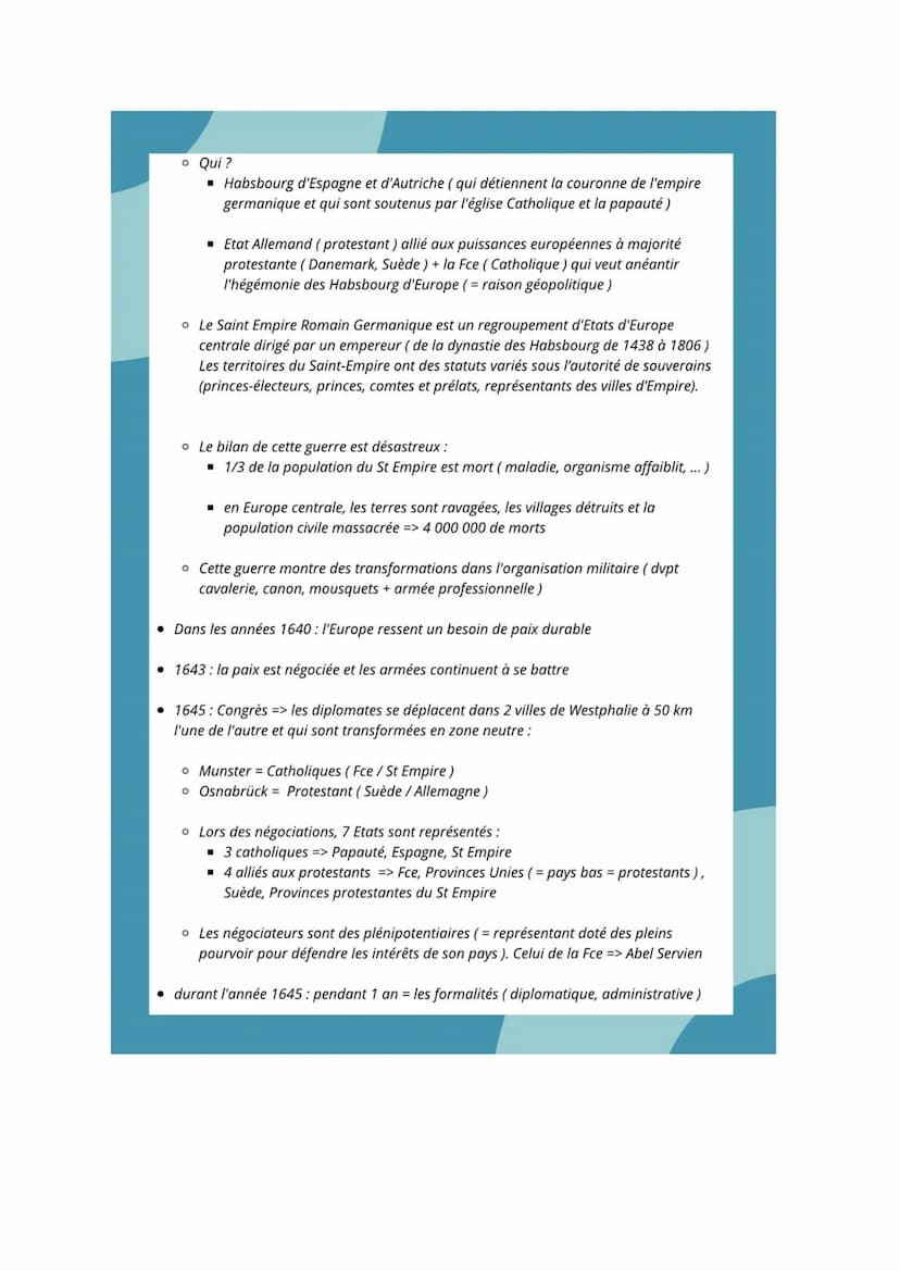 Axe 2:
Le défit de la
2 construction de la paix Le défit de la construction de la paix
• Paix = absence de guerre
• Jusqu'au 17 -ème siècle 