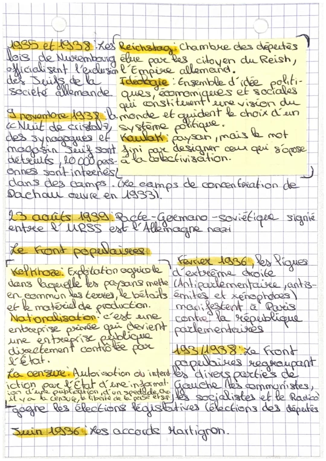 histoire
Problematiques comment et pourquo; des régi-
mes totalitaires vont réussive à se mette en
place en Europe
Comment les démocratie vo