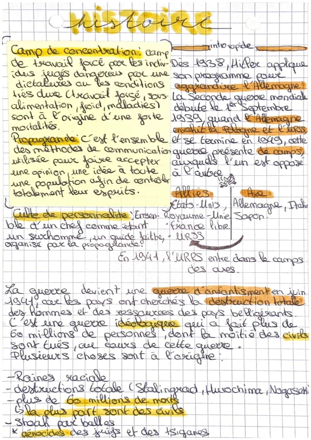histoire
Problematiques comment et pourquo; des régi-
mes totalitaires vont réussive à se mette en
place en Europe
Comment les démocratie vo