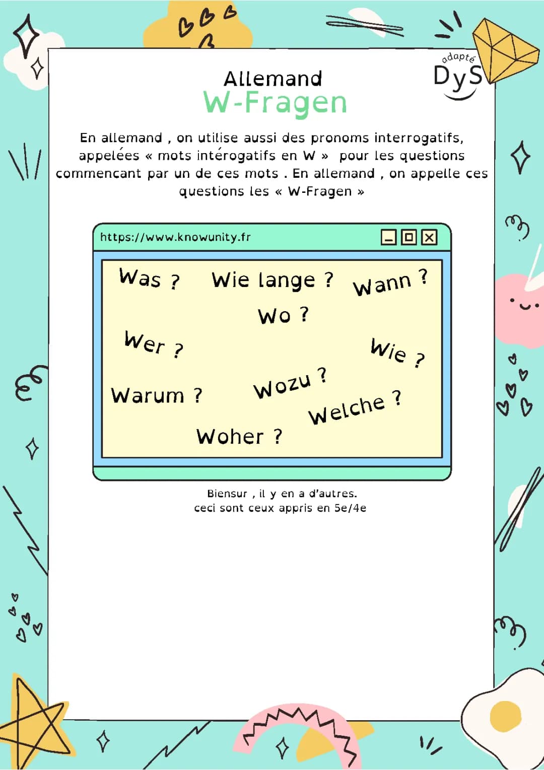 Découvre les W-Fragen : Questions Drôles en Allemand, Français, et plus!
