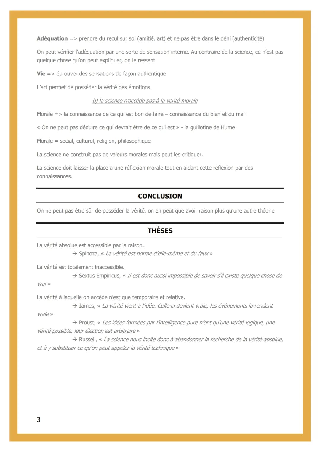 5- SCIENCES ET VÉRITÉ
INTRODUCTION
Vérité => observations en contradiction avec notre théorie
#
Erreur => inadéquation entre une proposition