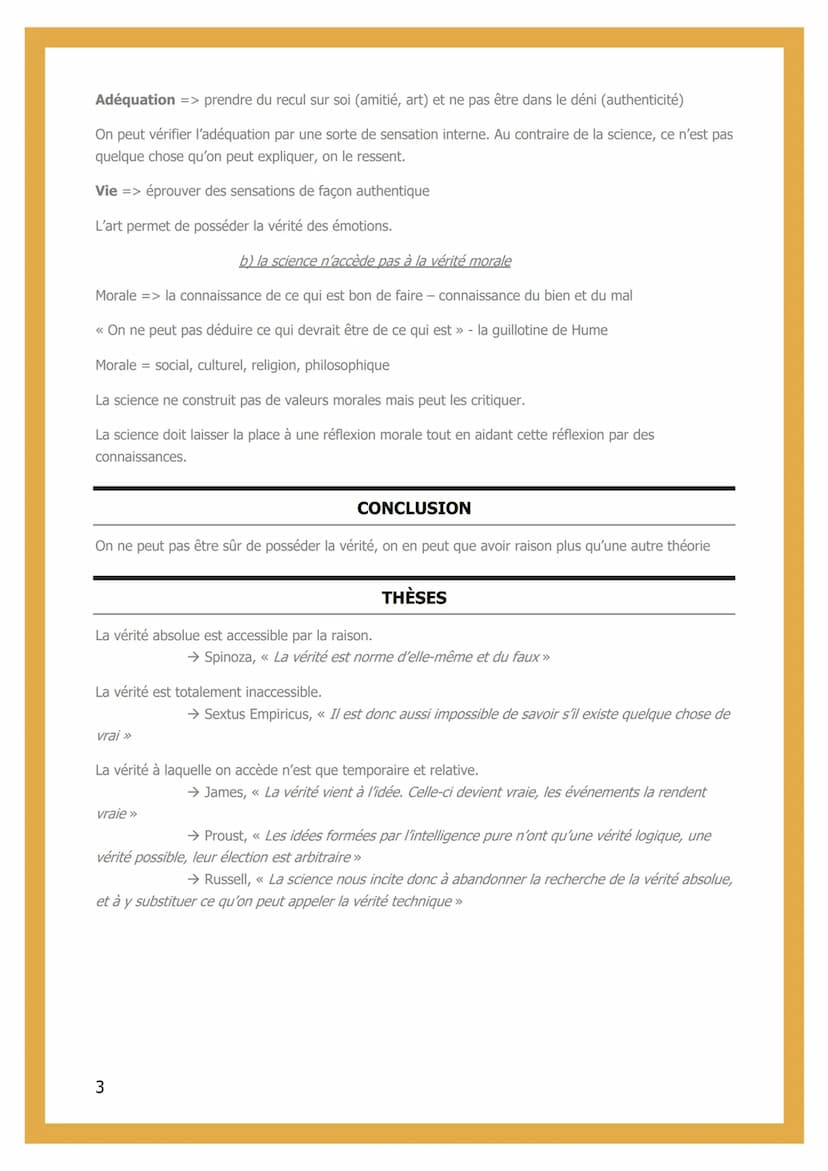 5- SCIENCES ET VÉRITÉ
INTRODUCTION
Vérité => observations en contradiction avec notre théorie
#
Erreur => inadéquation entre une proposition