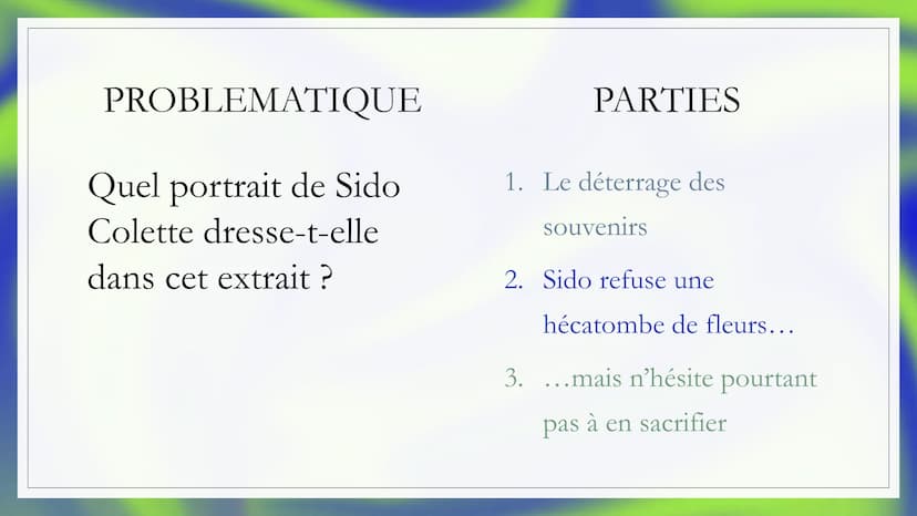 Auteur: Colette
LE MASSACRE DE
LA ROSE
Date: 1930
Recueil Sido, suivie de les
Vrilles de la Vigne
Parcours la célébration du
monde INTRODUCT