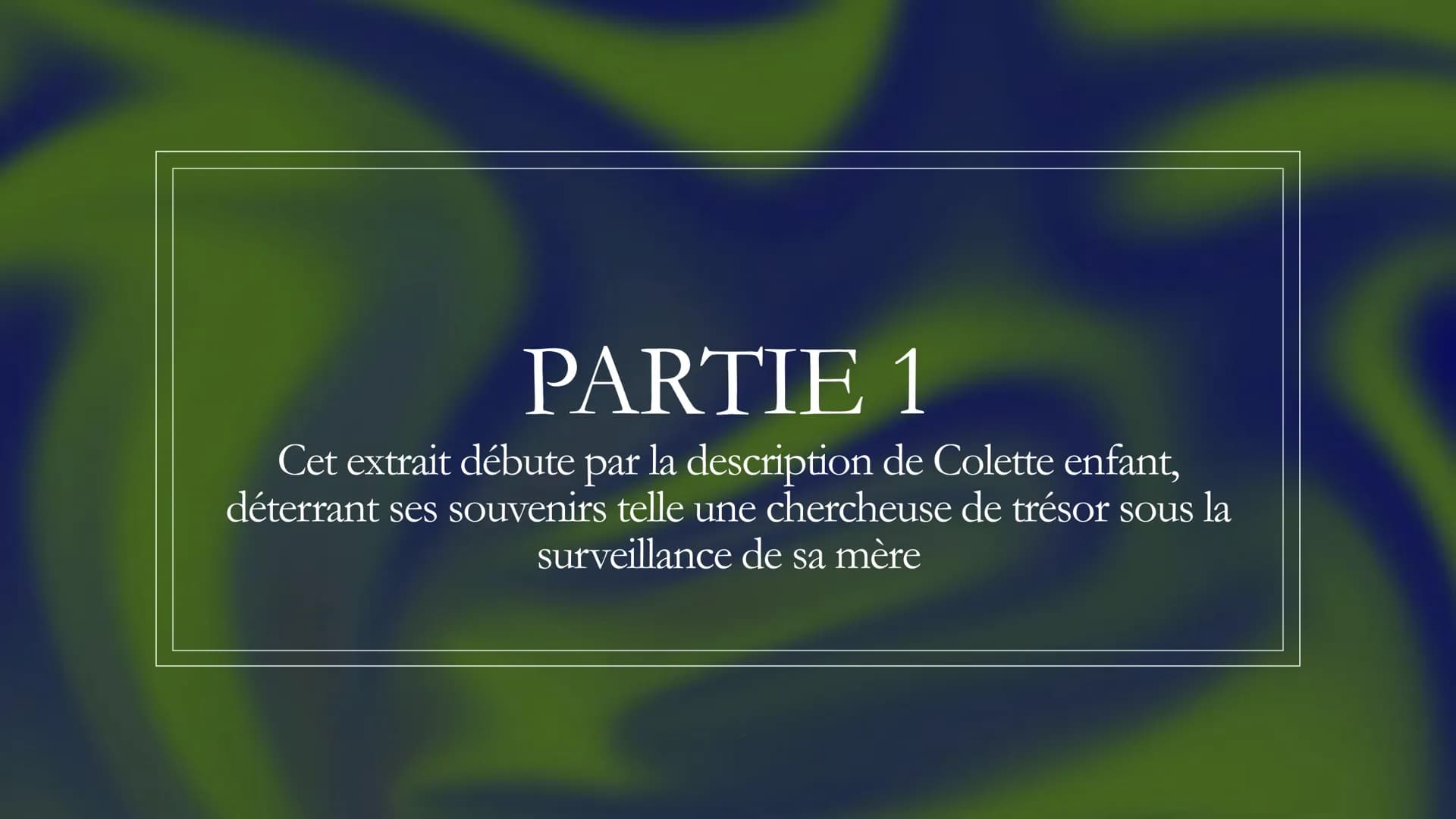 Auteur: Colette
LE MASSACRE DE
LA ROSE
Date: 1930
Recueil Sido, suivie de les
Vrilles de la Vigne
Parcours la célébration du
monde INTRODUCT