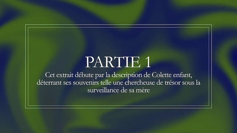 Auteur: Colette
LE MASSACRE DE
LA ROSE
Date: 1930
Recueil Sido, suivie de les
Vrilles de la Vigne
Parcours la célébration du
monde INTRODUCT