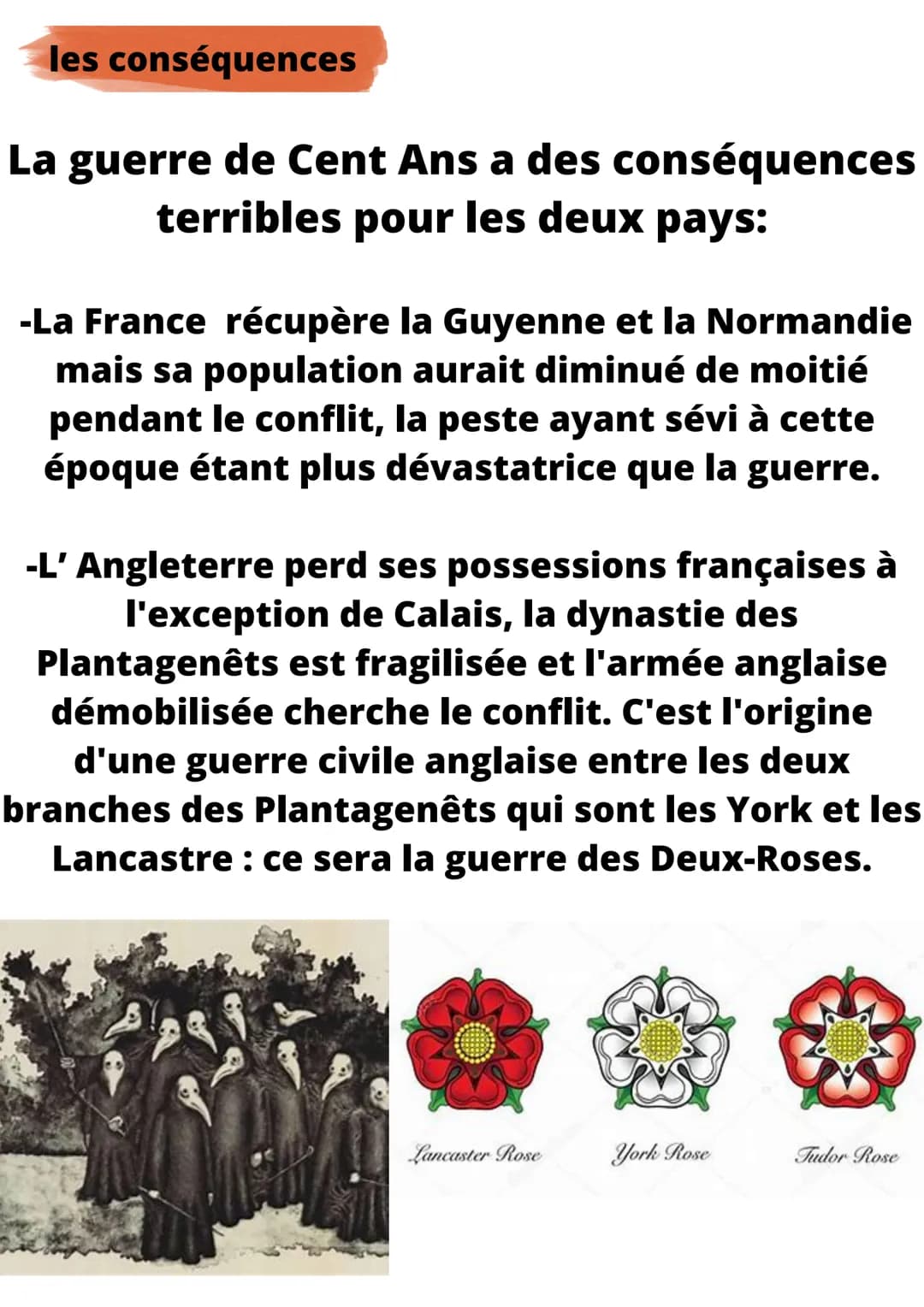 Hihistoire E
LA GUERRE DE CENT ANS
introduction
Au début du XIV siècle,en 1334, le roi
d'Angleterre, Édouard III,revendique le trône
de Fran