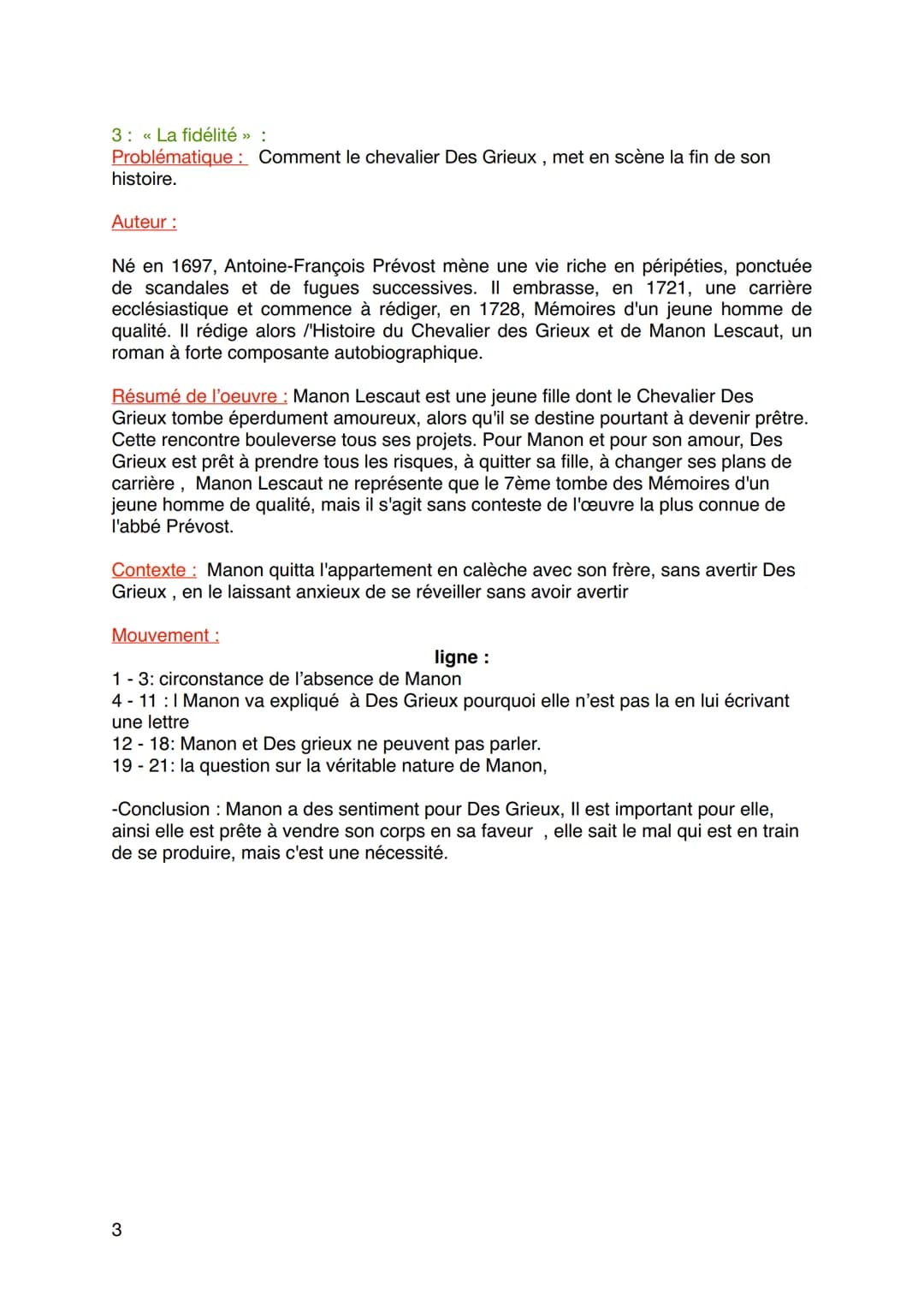 vendredi 3 mars 2023
Français :
1: « La rencontre d'Amiens. » :
Problématique : En quoi cette rencontre amoureuse pose-t-elle les jalons d'u