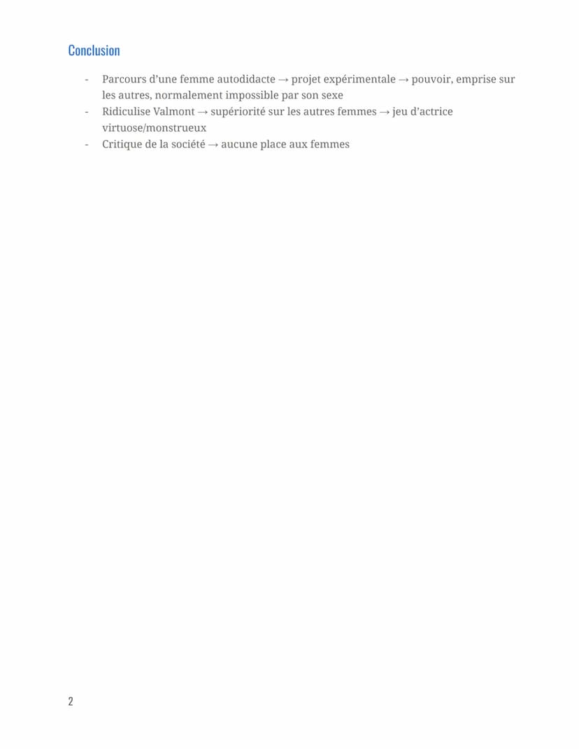 Intro
Contexte: Choderlos Laclos, roman épistolaire (échange de lettres), fin du 18e s, récit dans
lequel 2 libertins échanges au sujet de l