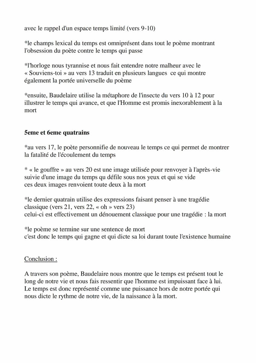 Introduction :
L'horloge
L'horloge est un des nombreux textes célèbres faisant parti du recueil Les Fleurs
du mal écrit par Charles Baudelai