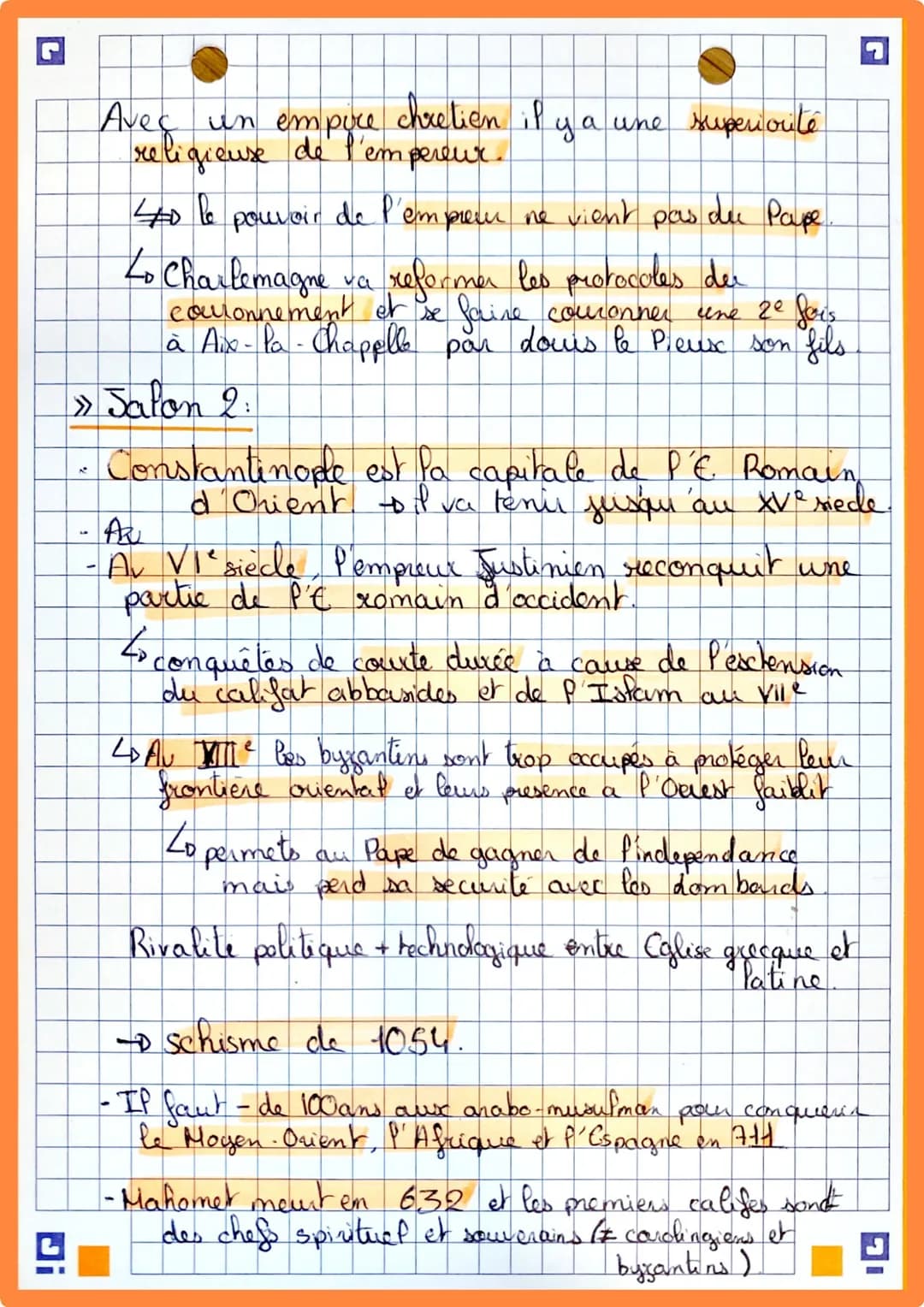 HGGSP: Theme 3
Ake 1. Fouvon
et religion, des liens traditionnels.
» Introduction
OOTAN
- Rome domine le bassin mediteranéen
To Auguste + po