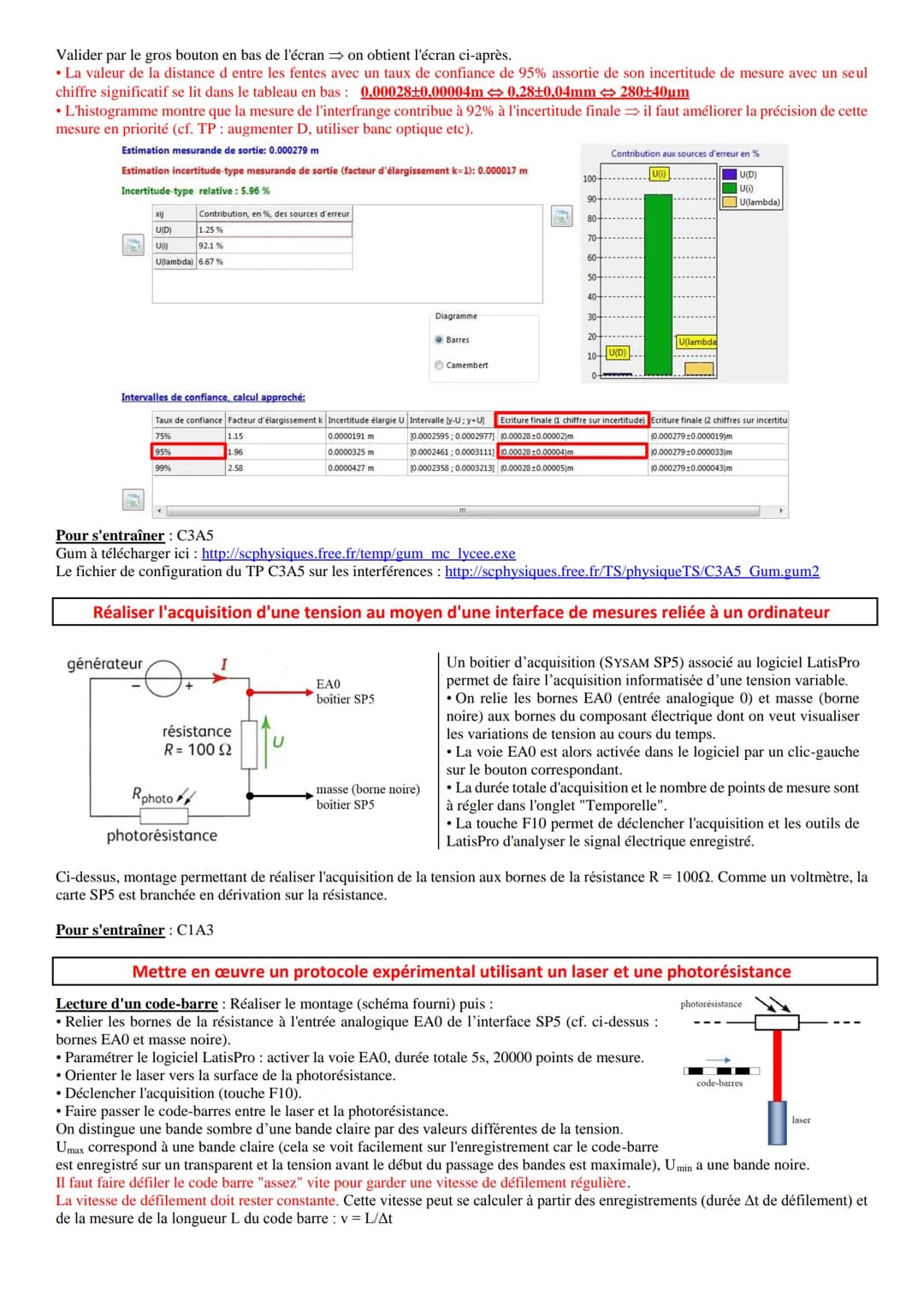 FICHE MÉTHODE
• Venir avec : convocation, pièce d'identité, blouse, montre.
Calculatrice : Vous ne pourrez pas utiliser votre calculatrice p