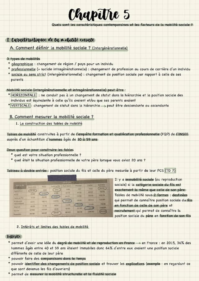 Know quels sont les caractéristiques contemporaines et les facteurs de la mobilité sociale  thumbnail