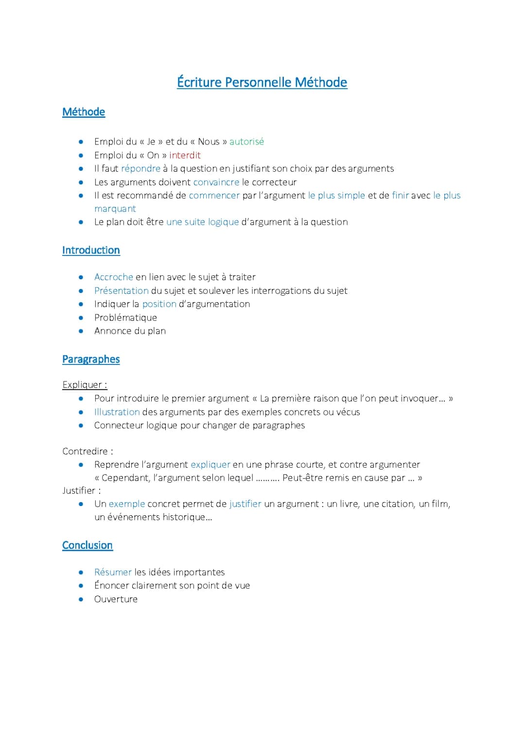 Écriture Personnelle BTS et Convaincre: Exemples et Méthodes