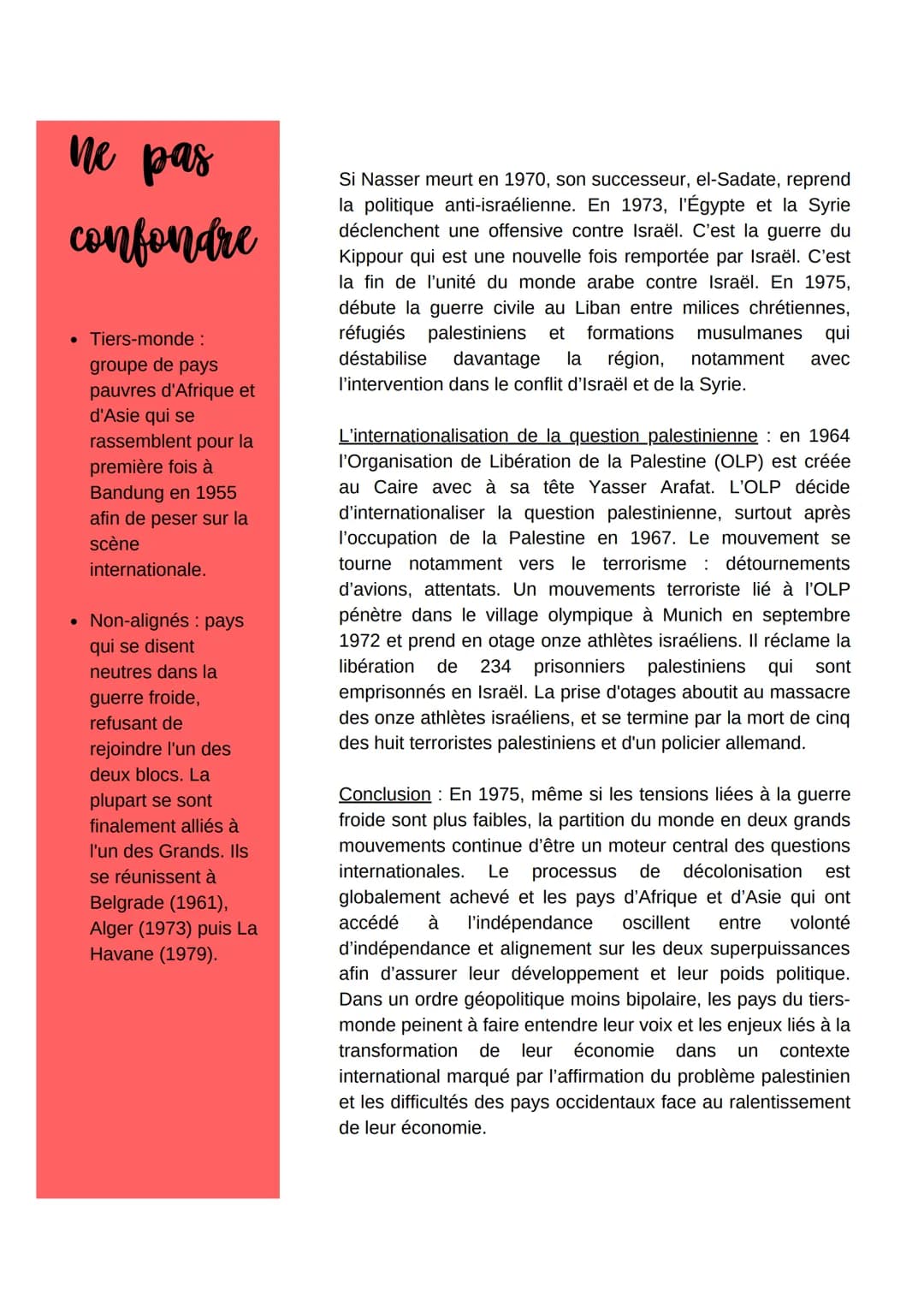 Chapitre 5 UNE NOUVELLE DONNE
:
GEOPOLITIQUE : BIPOLARISATION ET EMERGENCE
DY TIERS MONDE (1953-1975)
Mots clés
American Way of Life
: mode 