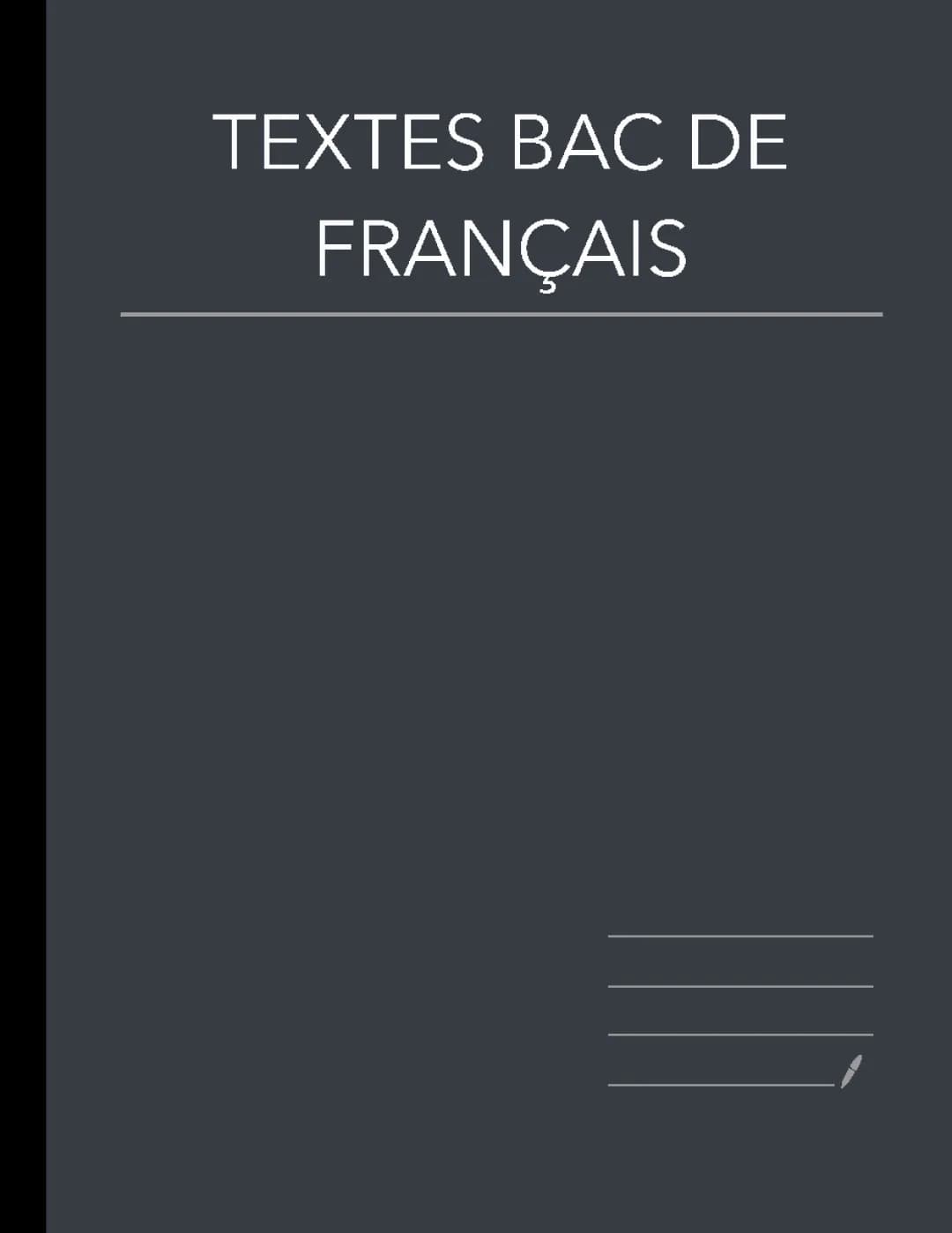 Fiches de Révision Bac Français 2024 PDF Gratuit : Analyse Linéaire et Commentaires !