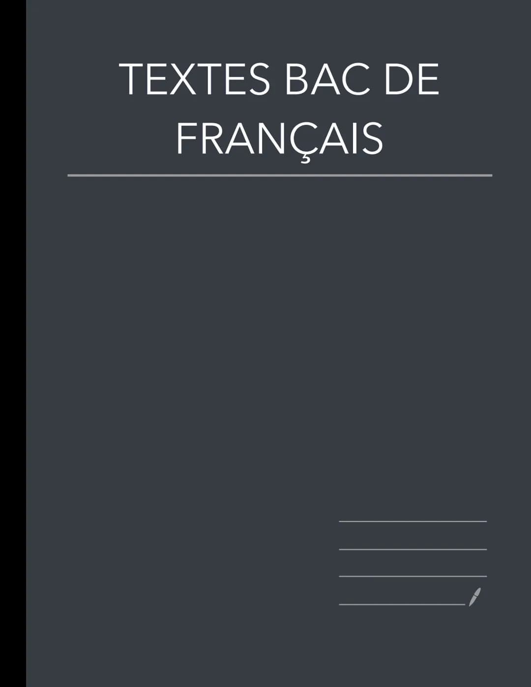 TEXTES BAC DE
FRANÇAIS TEXTE N°1
• V.H écrivain XIXe → poète, dramaturge, chef de file du romantisme
1856 → mort de sa fille 1843 → rassembl