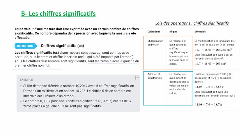 A-Ecriture Scientifique
1) Définition
Définition L'écriture scientifique d'un nombre décimal est l'unique écriture de la forme
ax 10", où a 