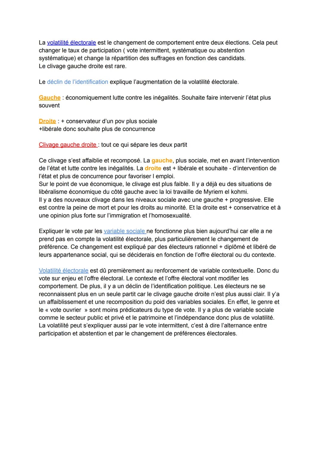 ses vote:
la participation électorale dépend de facteurs inégalement répartis dans la société. En effet,
plus les gens ont un niveau de dipl