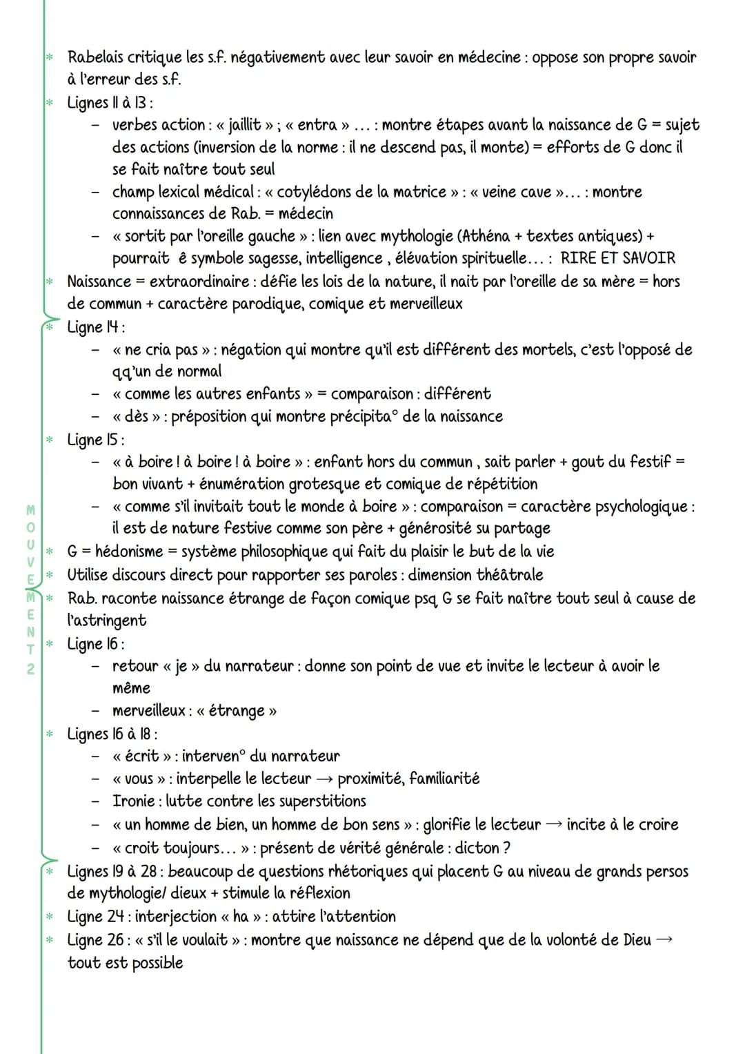 Textes de bac : texte EAF n°17
Gargantua, VI« Comment G naquit en façon bien étrange » F.Rabelais (1534)
Introduction:
* François Rabelais -