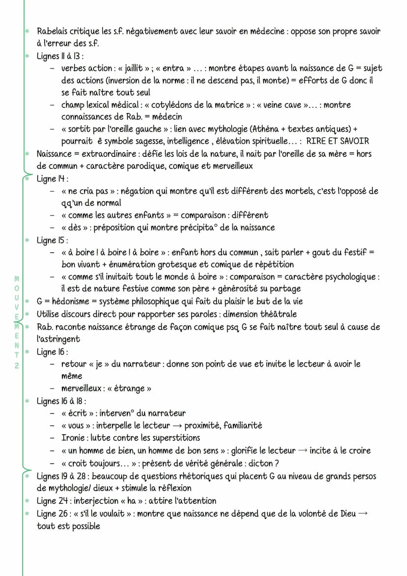 Textes de bac : texte EAF n°17
Gargantua, VI« Comment G naquit en façon bien étrange » F.Rabelais (1534)
Introduction:
* François Rabelais -