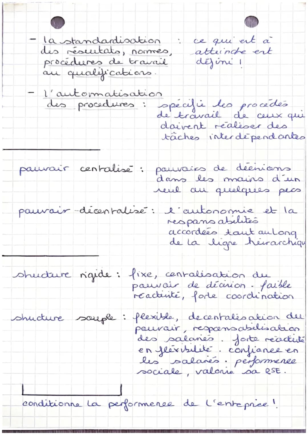 MANA GESTION
organisation du travail rigide:
TAYLORISME
dinion horizontale et vecticale, prime all
rendement
-fordisme
travail à la chaîne, 