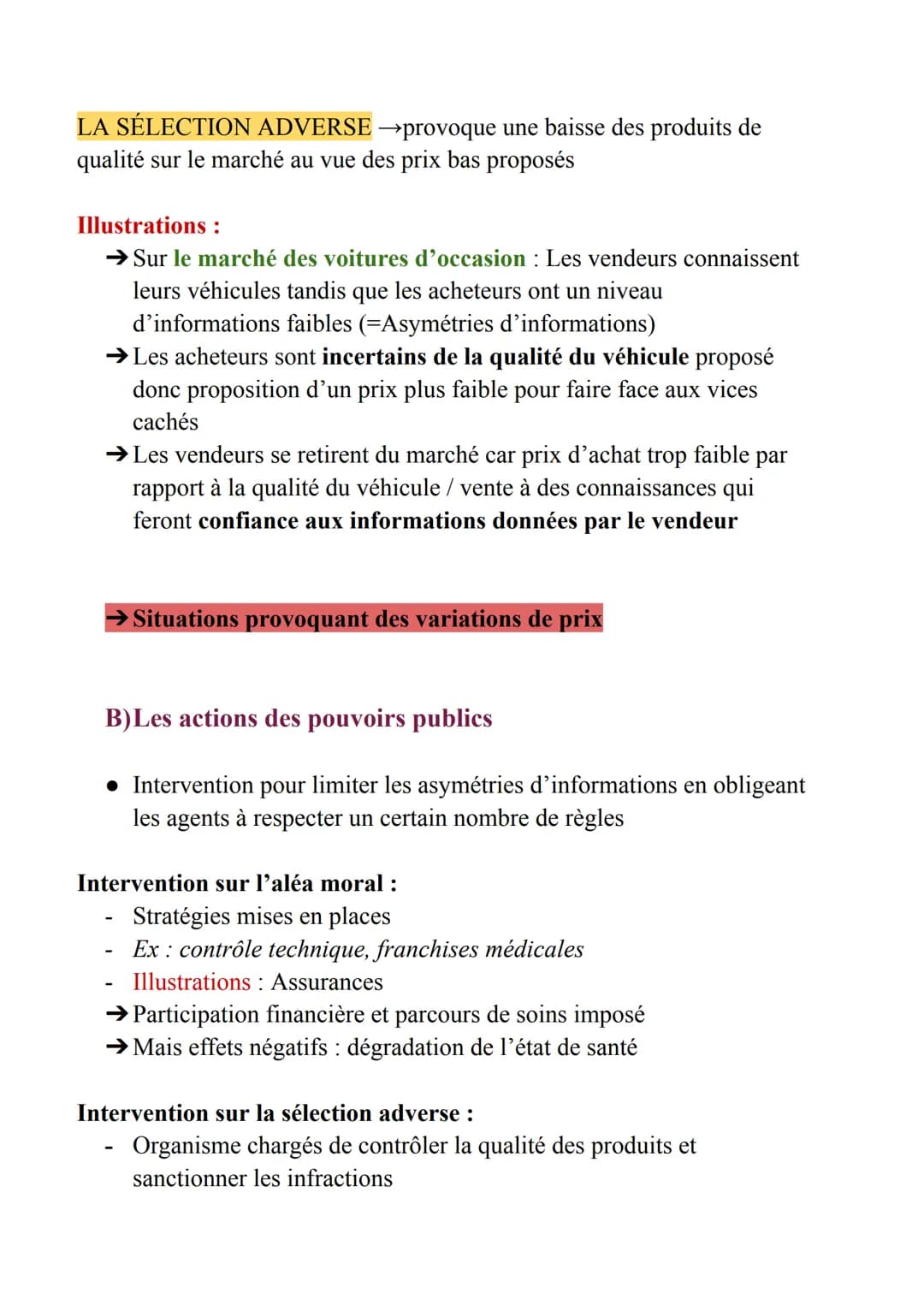 Economie - Chapitre 3 : Les principales défaillances du marché
Problématique du chapitre : Quelles sont les principales défaillances du
marc