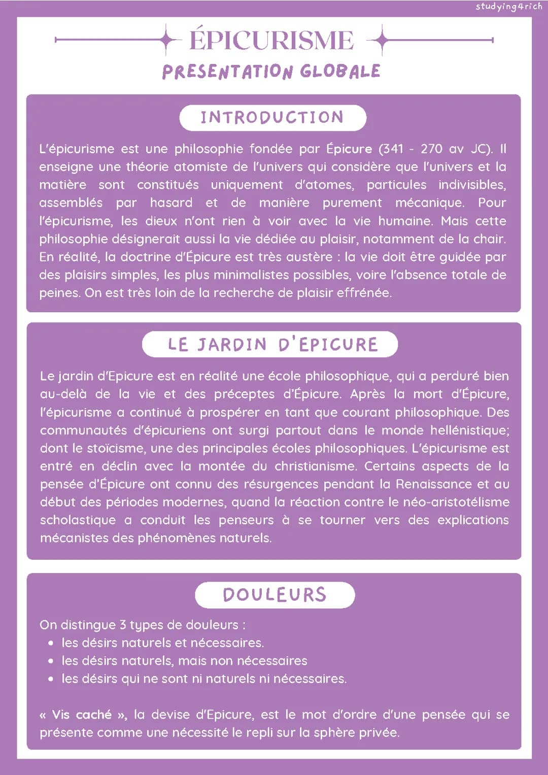 Épicurisme 