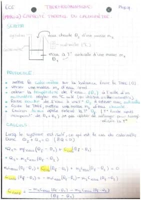 Know fiche ECE physique : la thermo  thumbnail