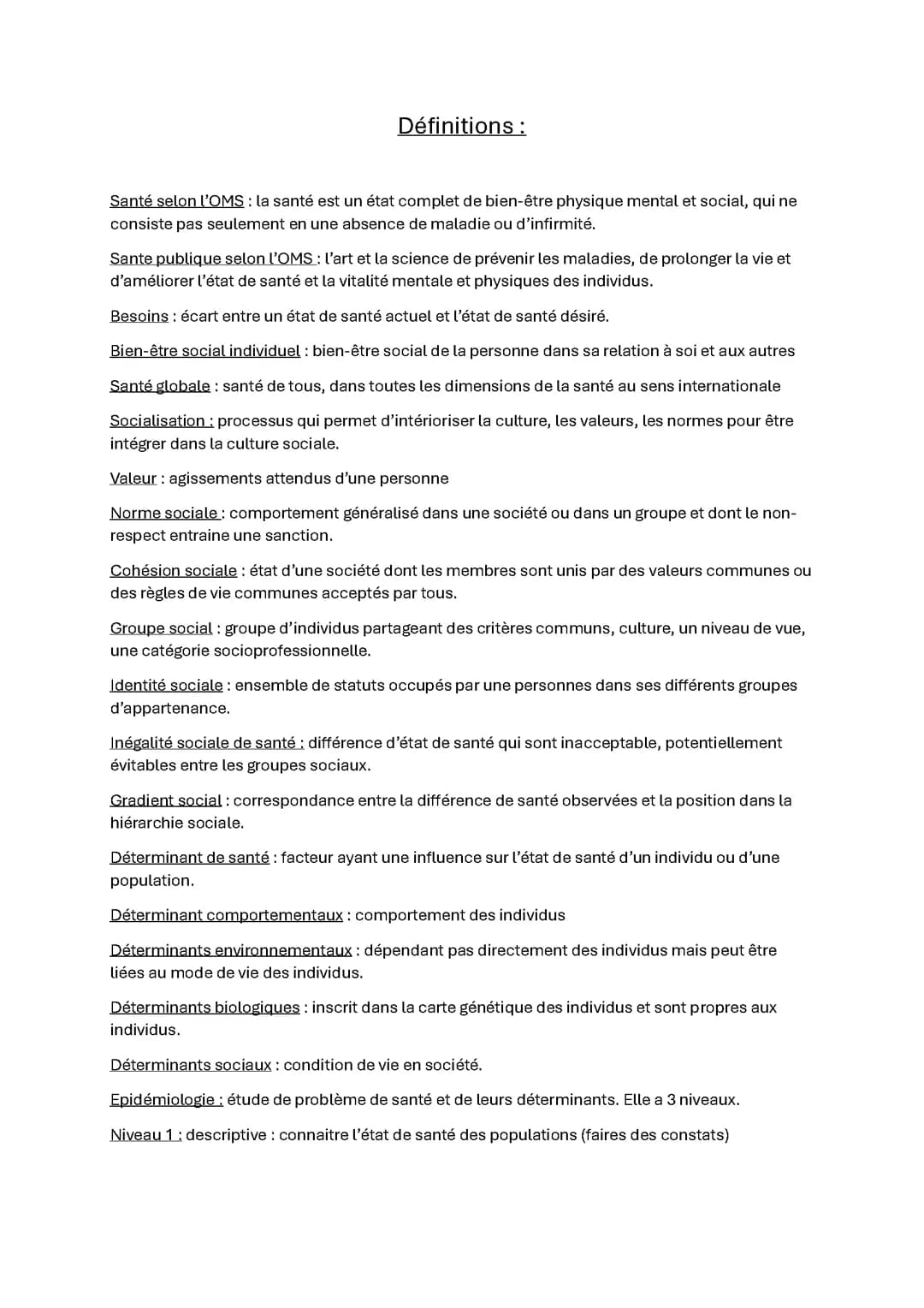 définition stss