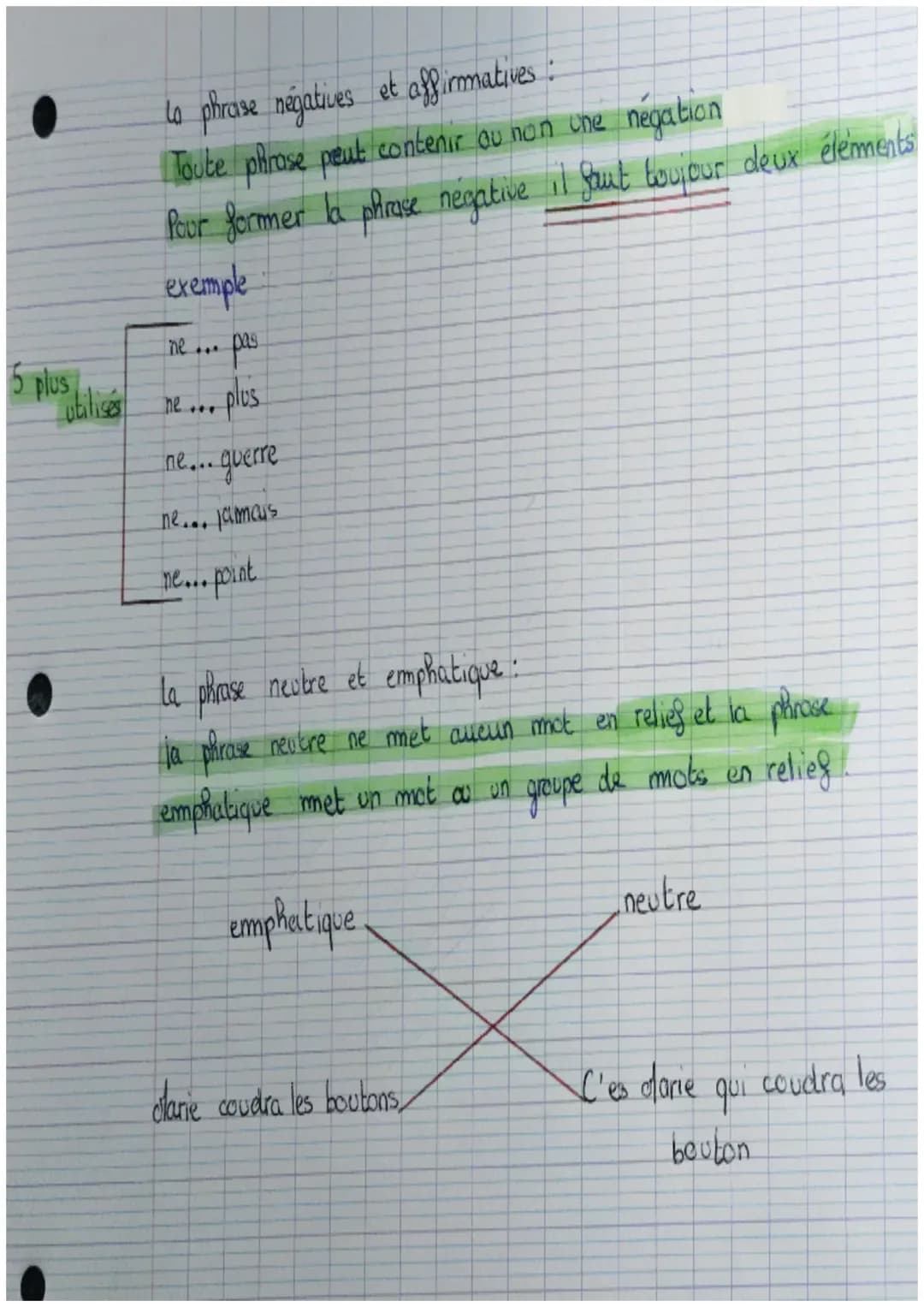 ere
-l'active et le passive:
partie
l'active:
exemple de phrase:
le chat
sujet
FR français S
mange
la souris.
présent
COD
reconnaître la dif