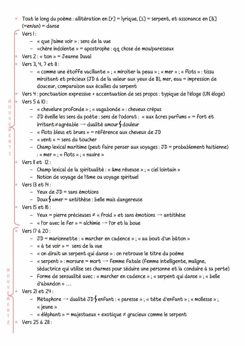 Textes de bac : texte EAF n°4
Le serpent qui danse, Les Fleurs du Mal (Spleen et Idéal), Baudelaire
Introduction
*Baudelaire :
poète XIX
<< 