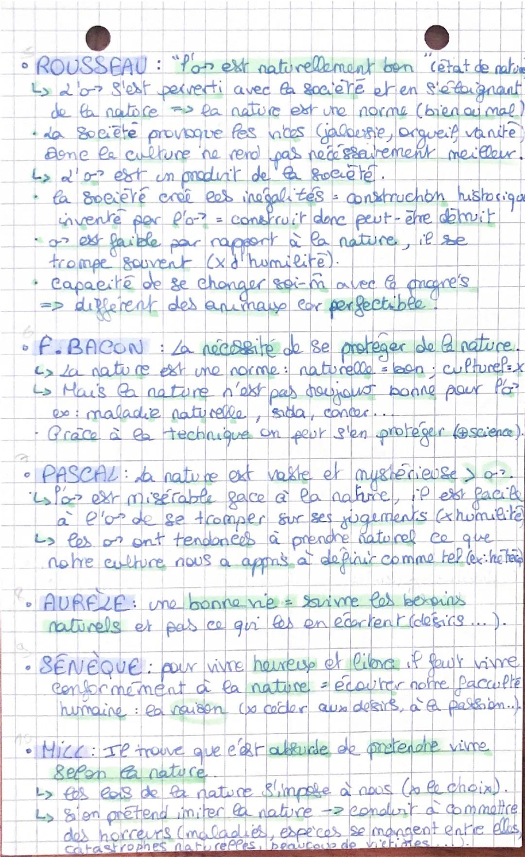 # LA NATURE :
112
> qqfch qui n'a pas subi ine transformation per fo
@l'essence de gatch.

• ARISTOTE: P'obj de nature (a in principe de
mut