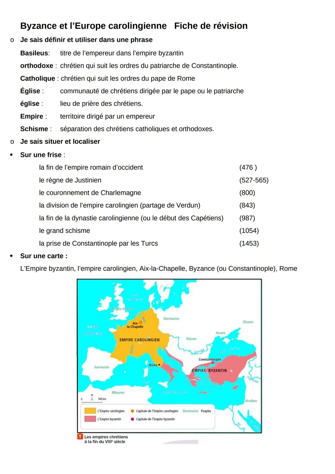 Tout Savoir sur l'Empire Byzantin : Histoire, Religion et Carte