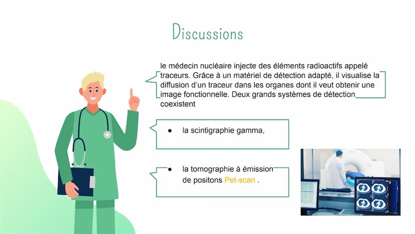 L'énergie
nucléaire et la
médecine
Lafa mohamad Introduction
Quand on pense a l'energie nucleaire, on a toute suite une
image de grande cent