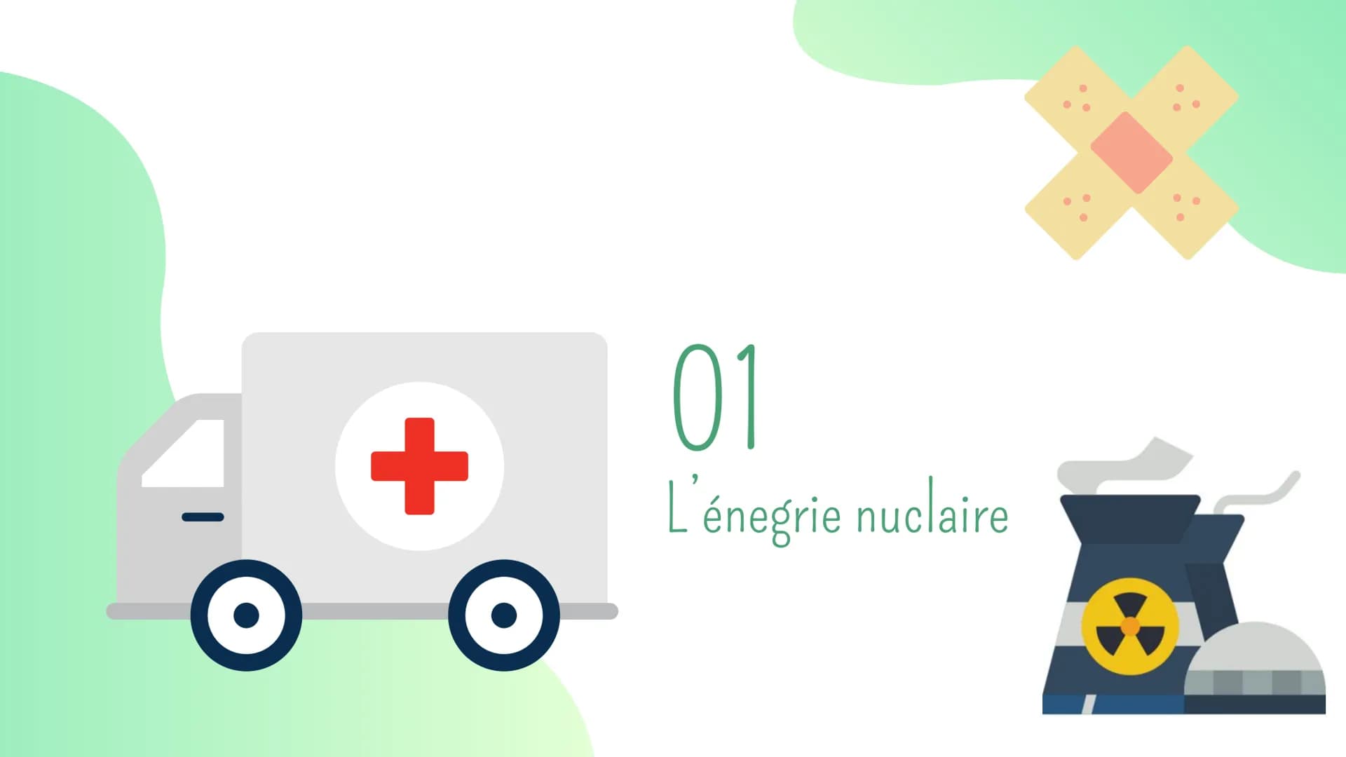 L'énergie
nucléaire et la
médecine
Lafa mohamad Introduction
Quand on pense a l'energie nucleaire, on a toute suite une
image de grande cent