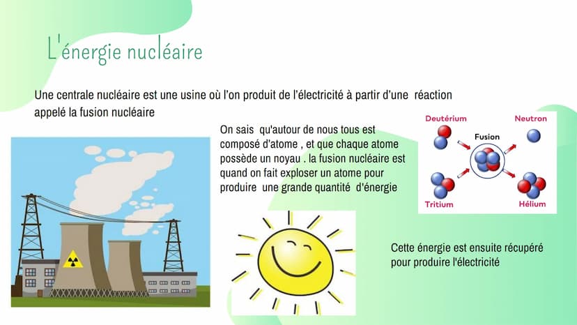 L'énergie
nucléaire et la
médecine
Lafa mohamad Introduction
Quand on pense a l'energie nucleaire, on a toute suite une
image de grande cent