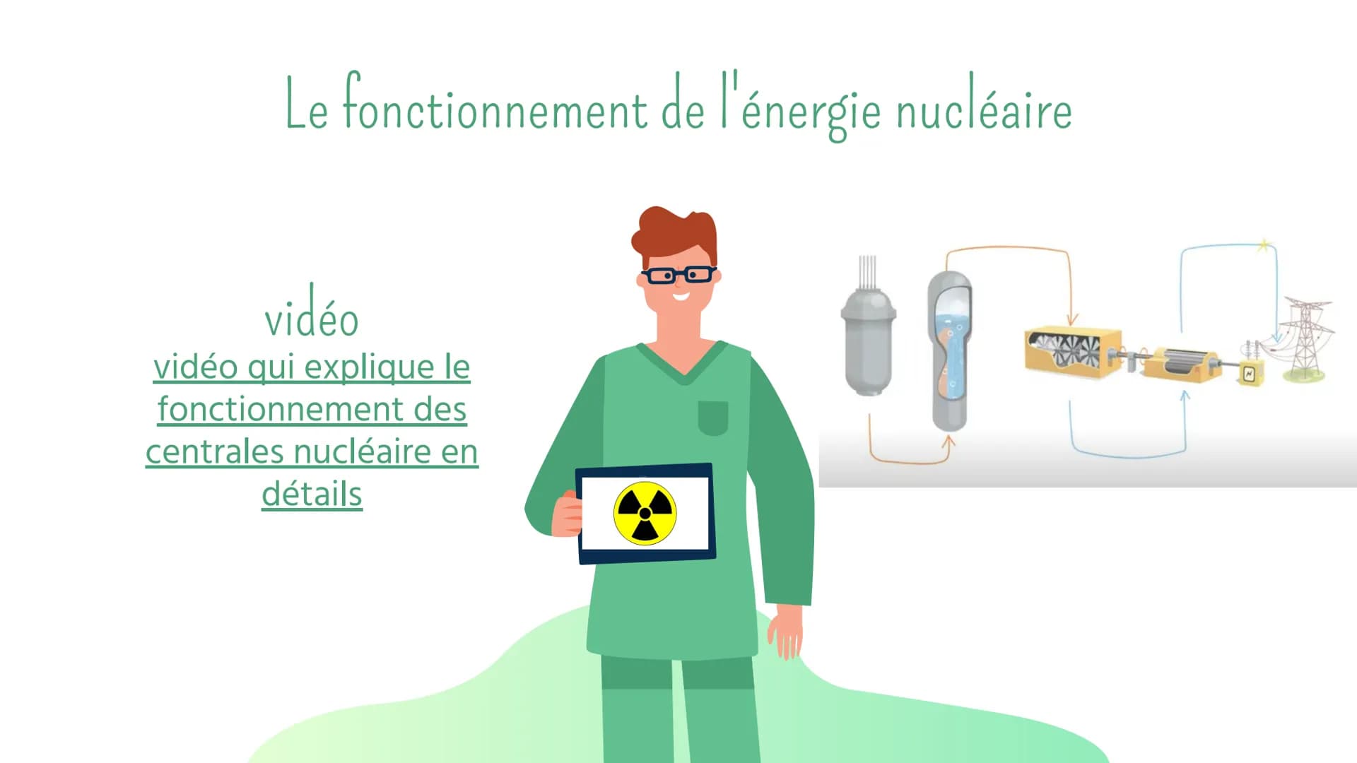 L'énergie
nucléaire et la
médecine
Lafa mohamad Introduction
Quand on pense a l'energie nucleaire, on a toute suite une
image de grande cent