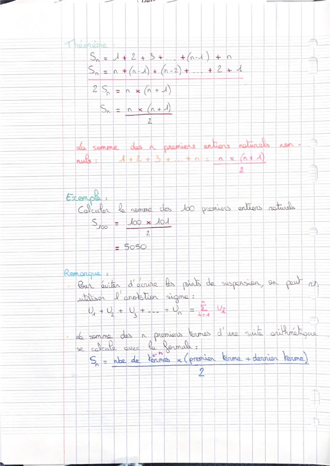 # CHAPITRE 1: Suites numériques
PARTIE n 1: ANALYSE

1. INTRODUCTION
A. ACTIVITE
Date: 05/09/2025

Pour les listes suivantes, les compléter 