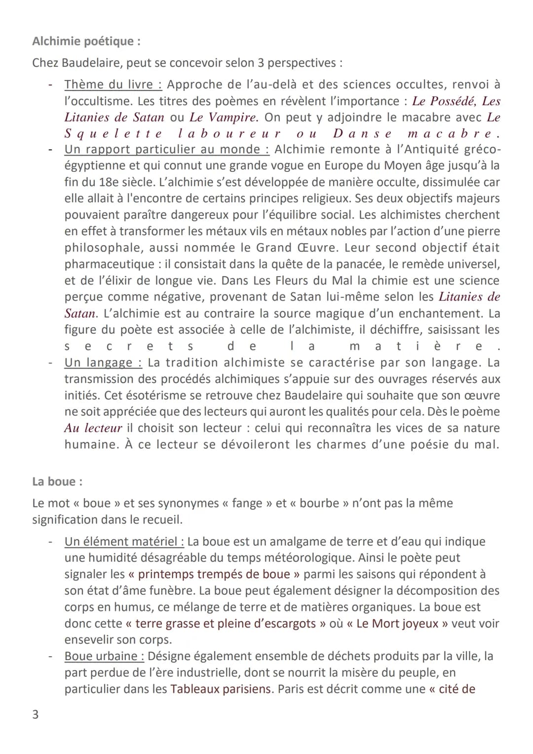 BAUDELAIRE - LES FLEURS DU MAL
Biographie :
Né en 1821, le jeune Baudelaire mène une vie de débauche. Pour conforter sa
situation financière