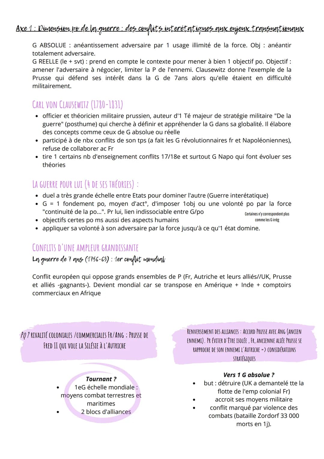 HGGSP thème 1 : Faire la guerre, faire la paix : conflits et résolutions.
INTRODUCTION
Traditionnellement, la guerre est définie comme une s