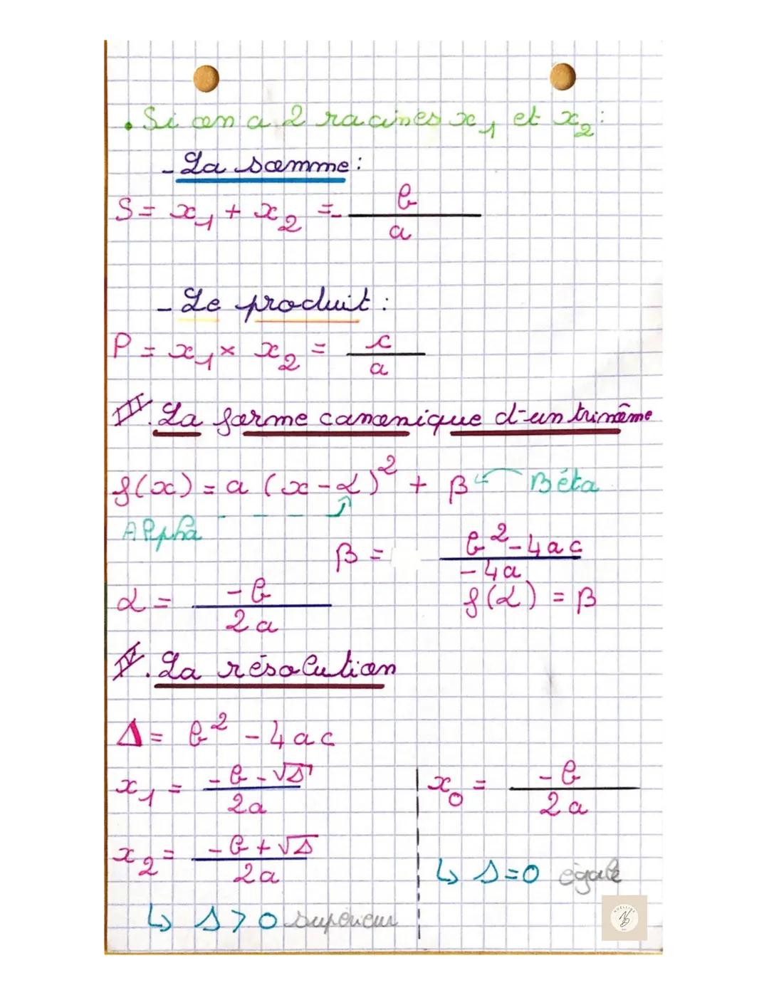 - Mathis
- Châp 4: Fencticens polajnême cle
legre 2
I. Fancticen poly. Second legré
- Elle est seus Pa farme:
$8(00) (x) = = ax + b x + c$
$